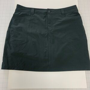 Eddie Bauer Dark Green/gray Mini Skirt